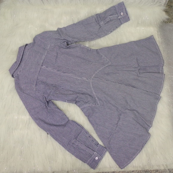 Guess Girls Striped Denim Dress Size Small - Picture 4 of 5